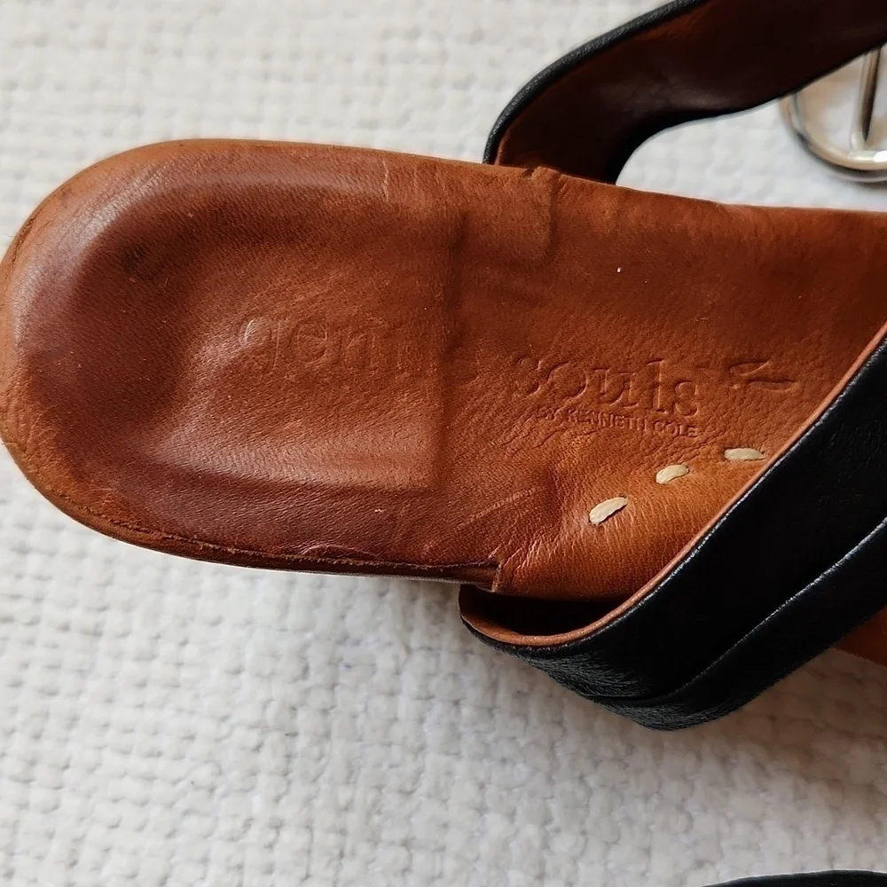 Anthropologie  Day Starr leather ankle strap platform  sandals